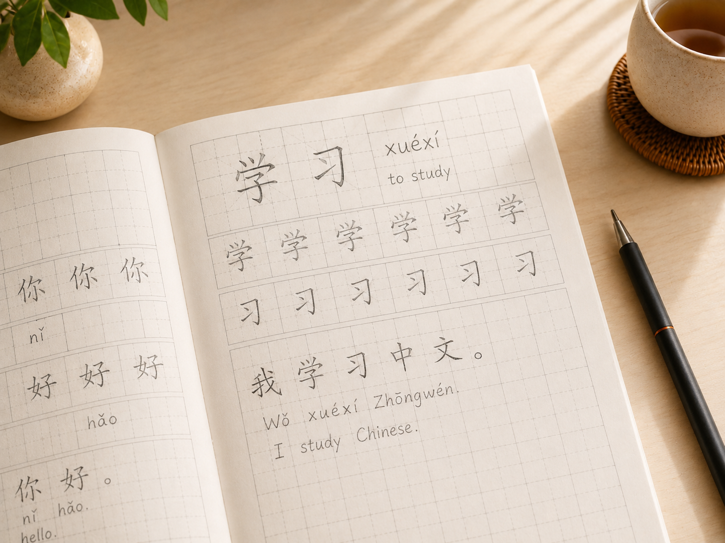 Practice HSK Vocabulary by Hand